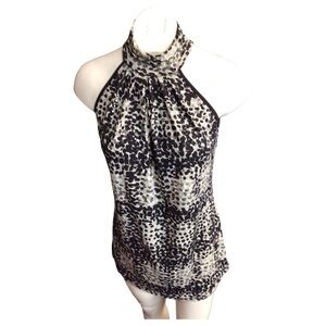 Apostrophe Black and White with sequins Y2K Top